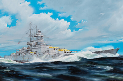 Trumpeter 03714 - 1:200 German Gneisenau Battleship - Neu