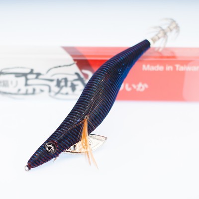 RUI SQUID JIG KR100 Special Black Foil Egi Lure Size 4.0