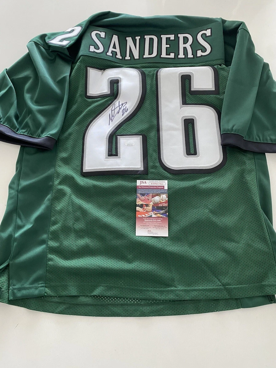 Miles Sanders Signed Custom Philadelphia Eagles Jersey JSA COA