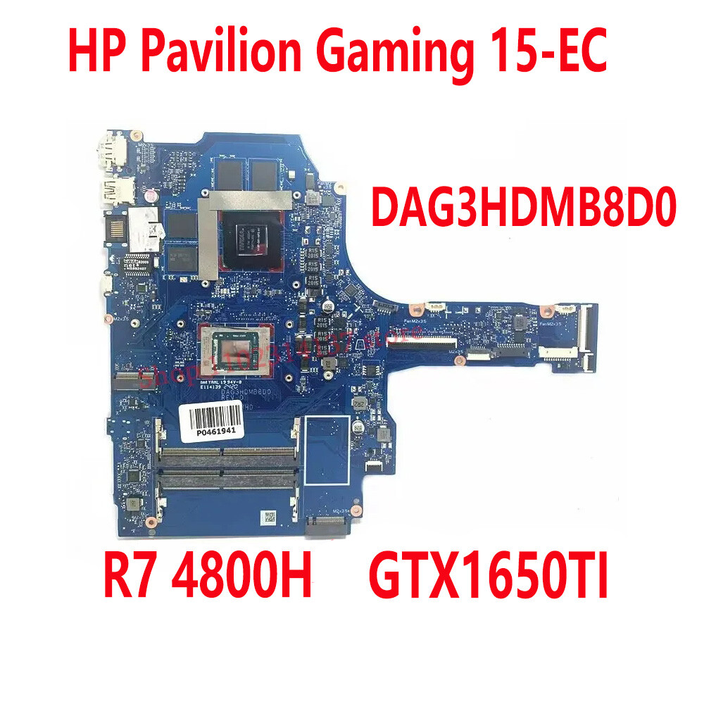 DAG3HDMB8D0 FOR HP Pavilion Gaming 15-EC Laptop Motherboard R7