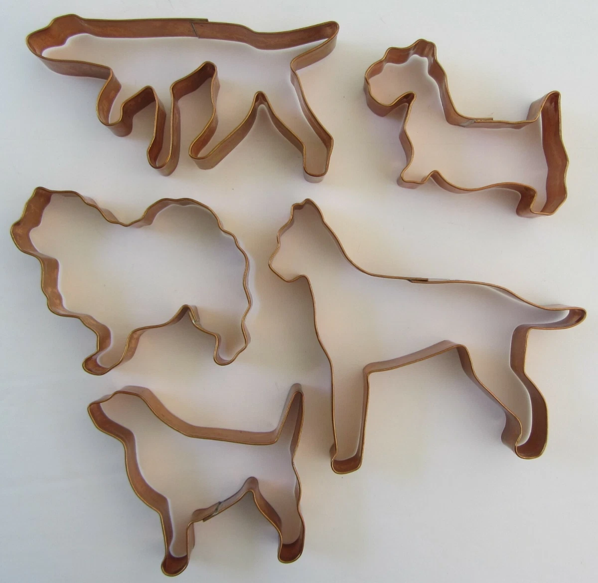 VINTAGE MARTHA STEWART~MARTHA BY MAIL~COPPER DOG COOKIE SET COND | eBay