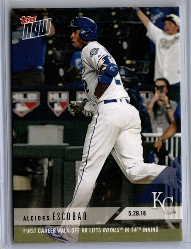 2018 Topps Now 267 Alcides Escobar