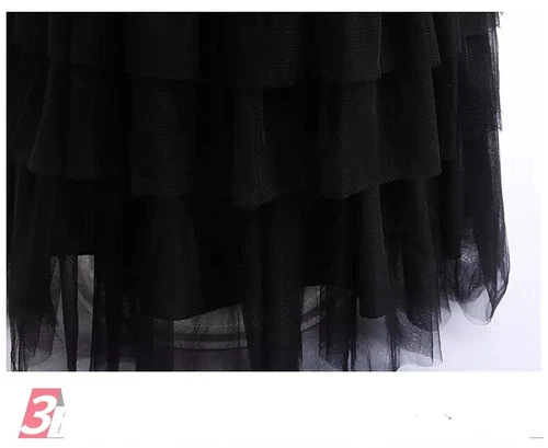 Kids Girls Wednesday The Addams Family Costume Fancy Mash Dress Birthday Party - Picture 10 of 26