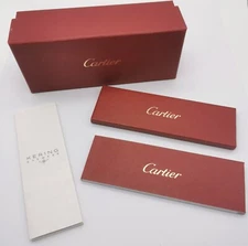 Cartier T2 vintage complete box and warranty blank for glasses 4 pcs good for age