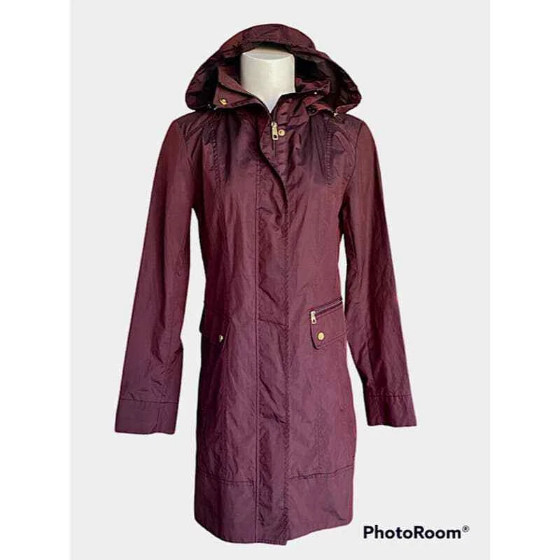 Cole haan back hotsell bow packable hooded raincoat