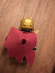 LEGO Minifigure Crominus Torn Cape Chi Armor Chima 70006 70015