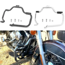 Highway Engine Guard Crash Bar For Harley Softail Springer Classic Cross Bones