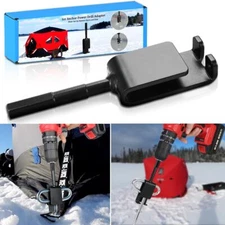 Ice Anchor Power Drill Adapter for Ice Fishing Shelter Ice Anchor Adapter for...