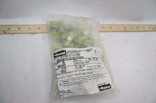 (25-Pk) Parker Seal-Lok Connector Nipple Straight Thread Adapter 8-6F50LO-S H4D