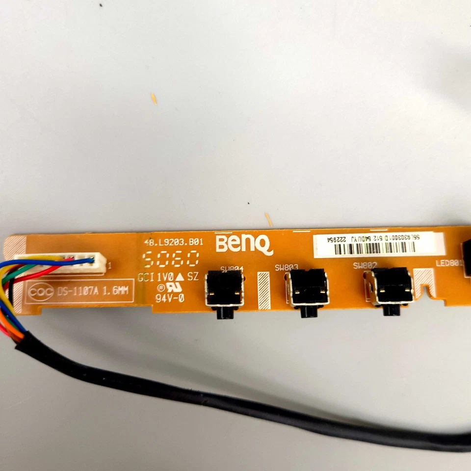 Dell E153FPb Monitor Display Key Control Button Board 48.L9203.B01 Benq - Image 2 of 3