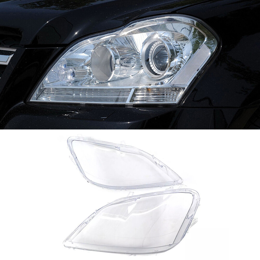 For 2007-2012 Mercedes-Benz GL550 GL450 GL350 GL320 Headlight Lens Cover