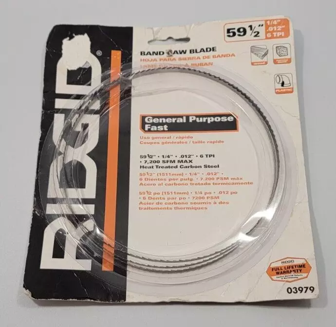 RIDGID Band Saw Blade 59 1 2