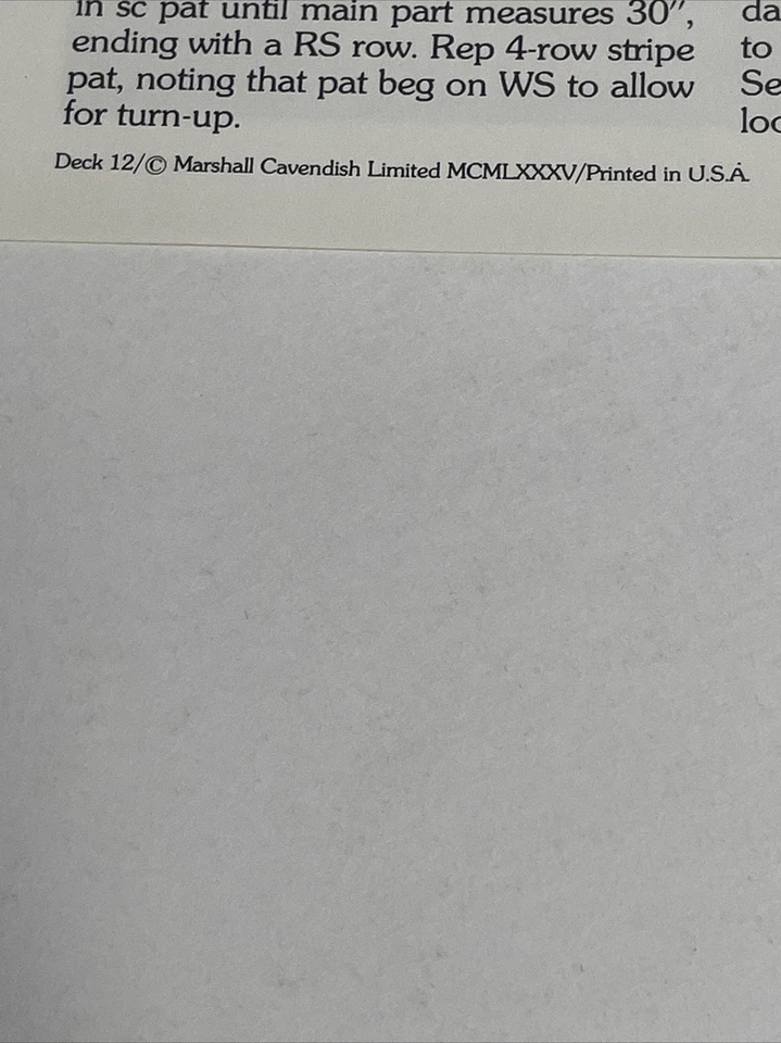 Baby's Hanging Hold All Organizer Crochet Pattern Marshall Cavendish - Image 4 of 4