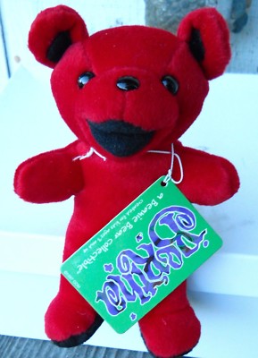 GRATEFUL DEAD '' BERTHA '' BEANIE BABY 7'' TALL MADE BY LIQUID BLUE (NEW) COLOR RED
