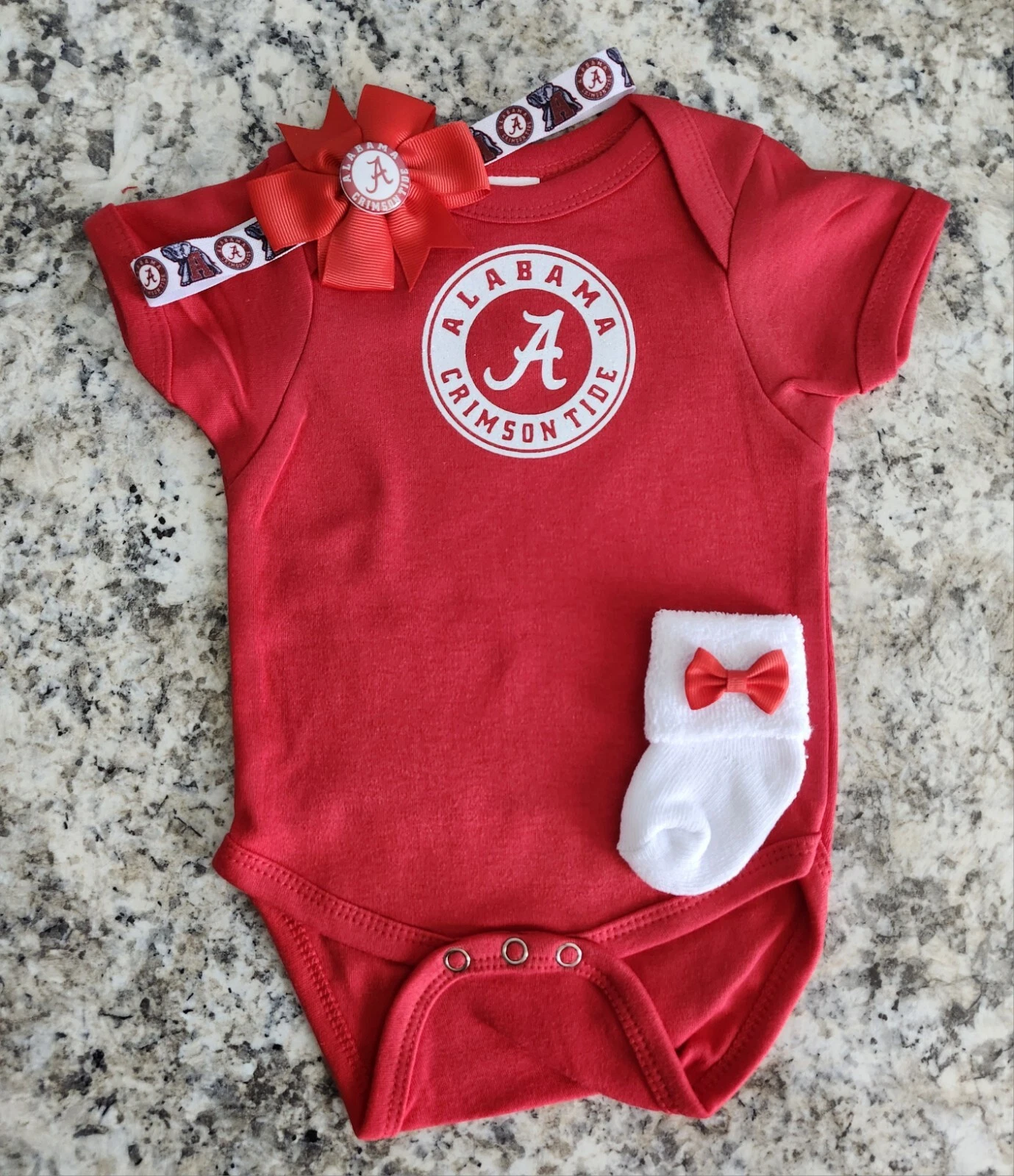 Alabama newborn/baby girl clothes Alabama baby gift girl Roll Tide baby girl