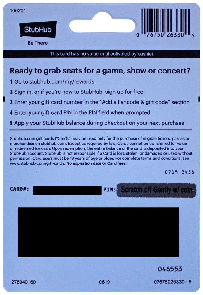 LOT Of 34 STUB HUB GIFT CARDS w/ NO Value ZERO Balance $0 Sports Fan Collectible - Image 3 of 3