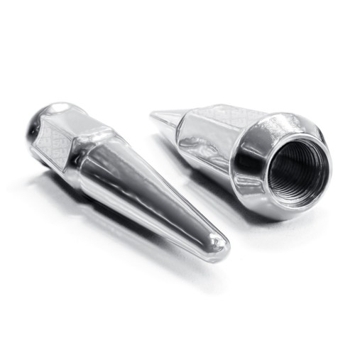 Set of 20 Chrome Spike Lug Nuts 12x1.5 fit S10 Corvette Camaro Blazer CTS 5CH1 - Picture 8 of 10
