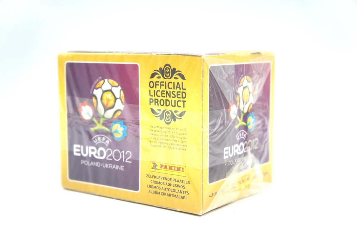 Panini UEFA EURO 2012 POLAND - UKRAINE Sticker Box of 50