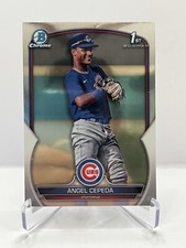 Angel Cepeda Base 2023 Bowman Chrome 1st Baseball Prospect BCP-205 Cubs