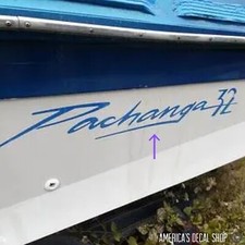 Sea Ray Pachanga 32 Boat Yacht Decals 2PC Set Vinyl High Quality New 56” OEM