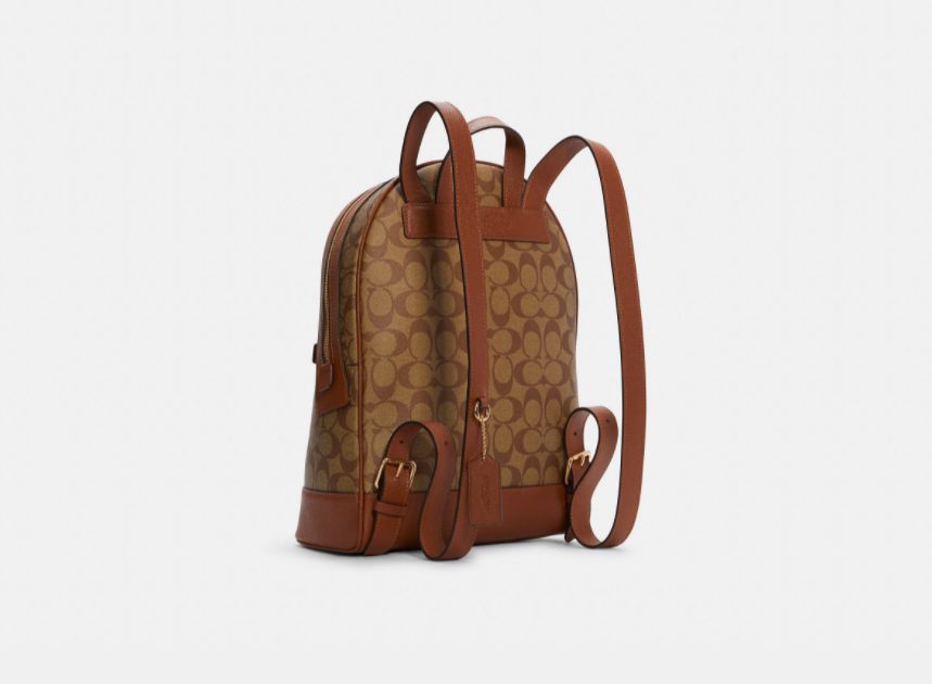 COACH Kenley Backpack In Signature Canvas With Stripe Coach Kenley Backpack In Signature Canvas With Stripe  main image 4