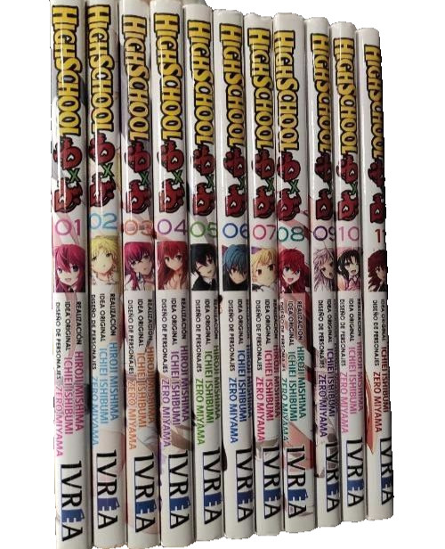 HighSchool Dxd en Español, Completo. 1 a 11. Manga en ESPAÑOL. Hiroji Mishima