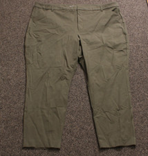 OLD NAVY High Rise Pixie Straight Womens Pants Sz 30 Olive Green NWOT