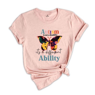 Autism Is Not a Disability It Is a Different Ability Shirt, Autism T-Shirt, ABA 