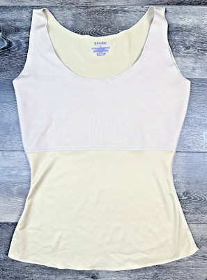 Spanx By Sara Blakely Simplicity Slimming Nude Shapewear Tank - Size L