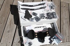 40cm 80mm Zipp Vuka Stealth Carbon Aero Base Bar Extensions TT Triathalon NOS