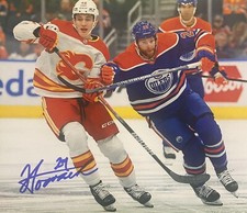 Samuel HONZEK Signed 8x10 Photo! Calgary Flames 1st Rd Pick! Slovakia! W/COA