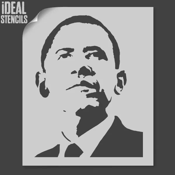 Barack Obama Stencil, art craft painting wall decor - reusable Ideal  Stencils | eBay