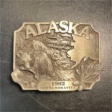 Siskiyou 1982 Alaska Commemorative Limited Edition Belt Buckle