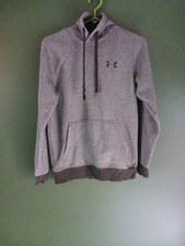 Under Armour Women's Cold Gear Hooded Sweatshirt Gray Small