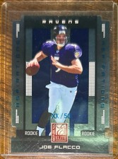 2008 Donruss Elite - National Joe Flacco Rookie Die Cut /50 Status