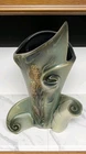 Vintage Hull Pottery Sculpture Vase Parchment and Pine 1950's