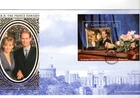 1999 GUERNSEY - EDWARD & SOPHIE WEDDING - BENHAM SILK FDC FROM COLLECTION C41