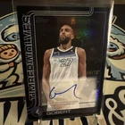 2025-26 Topps Basketball Rudy Gobert Black Rainbow Auto 9/10 TIMBERWOLVES DPOY