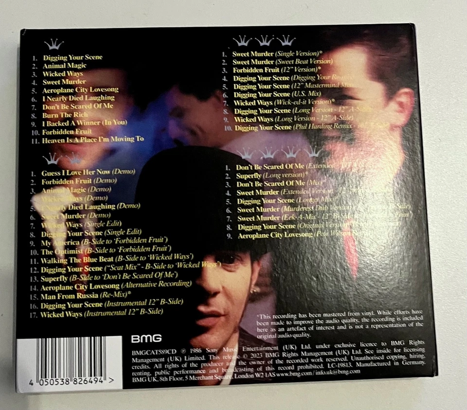 CD THE BLOW MONKEYS - ANIMAL MAGIC (DELUXE) SOFTPAK 4 CDs Box - Bild 3 von 3