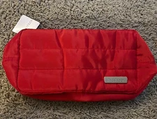Smashbox Red polyster Makeup Bag  Brand New With Tags