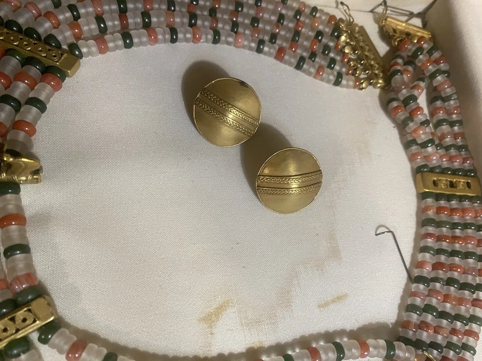 collana In Stile Precolombiano pietre dure naturali di Galería Cano. - Immagine 4 di 4