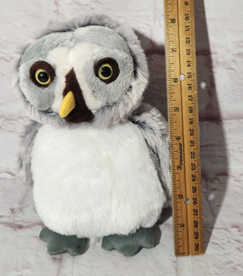 Webkinz Ganz Gray Owl HM344 Plush 8" Tall No Code Cute and Excellent Condition - Image 2 of 4