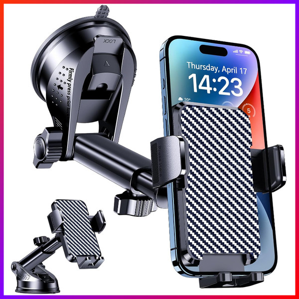 Handyhalterung Auto 360° Rotierbar Super Saugnapf Universal FüR Iphone Android-image