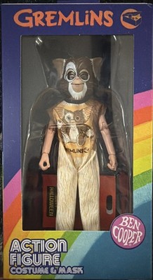 NEW NECA Ben Cooper Gremlins #13 Gizmo Action Figure W/ Costume & Mask