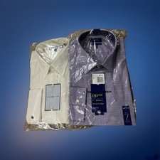 Tommy Hilfiger Dress Shirt + Apt 9 Long Sleeve Button Up Men Size 16.5 Large
