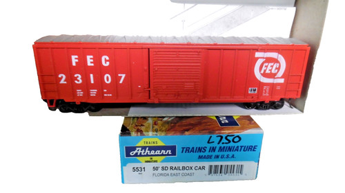 Acopladores Kadee Athearn 5531 Florida East Coast 50' SD Ho Railbox Car Nuevo en caja | Condition: New