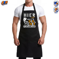 KochschüRze Wasserdicht Verstellbar Bbq Mit Doppeltasche FüR Herren Damen