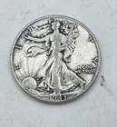 1943 Walking Liberty Half Dollar Coin Circulated/Ungraded