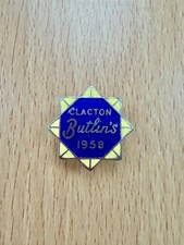 1958 BUTLINS ENAMEL PIN BADGE CLACTON