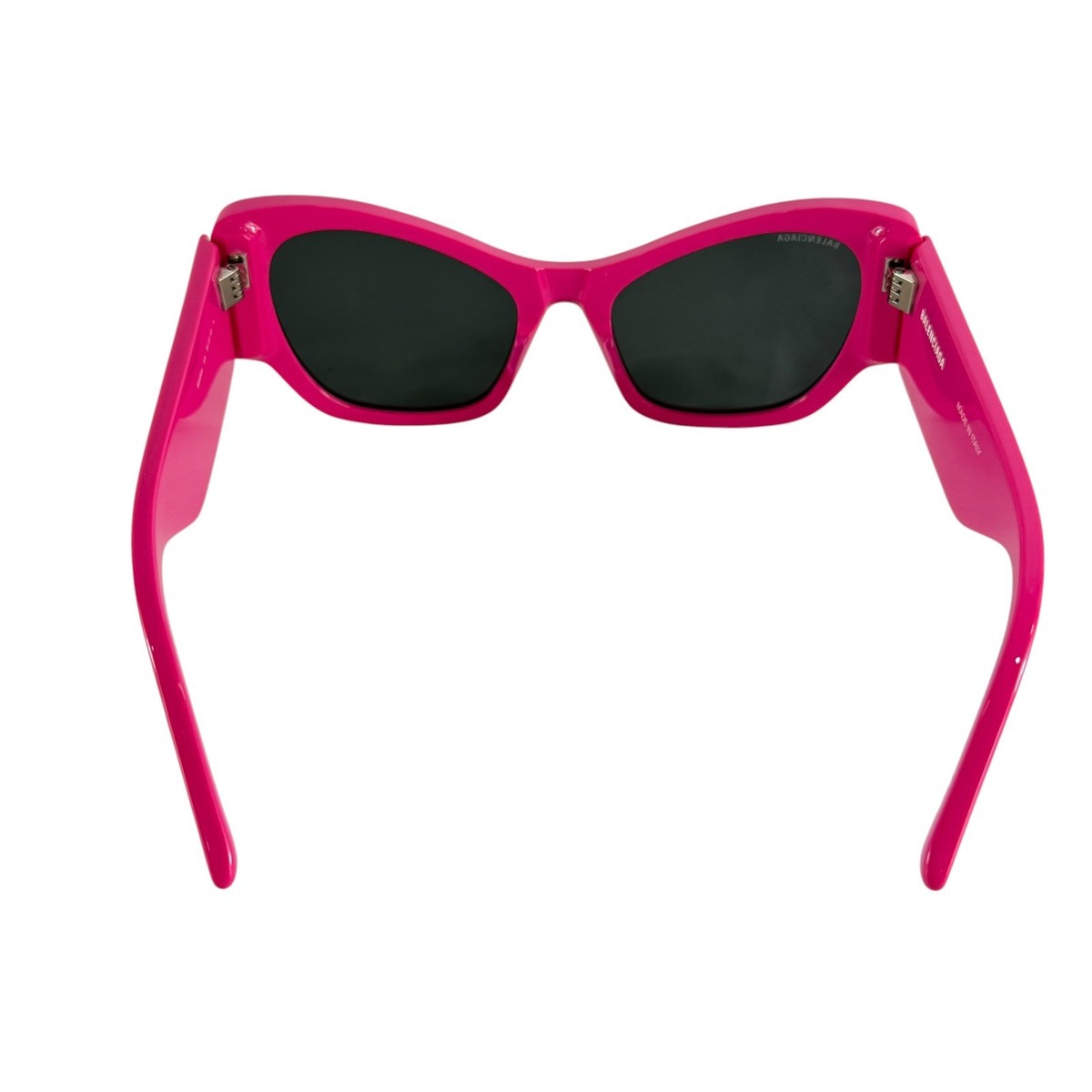 BALENCIAGA BB0259S Max Cat Eye Sunglasses Hot Pink Made in Italy 